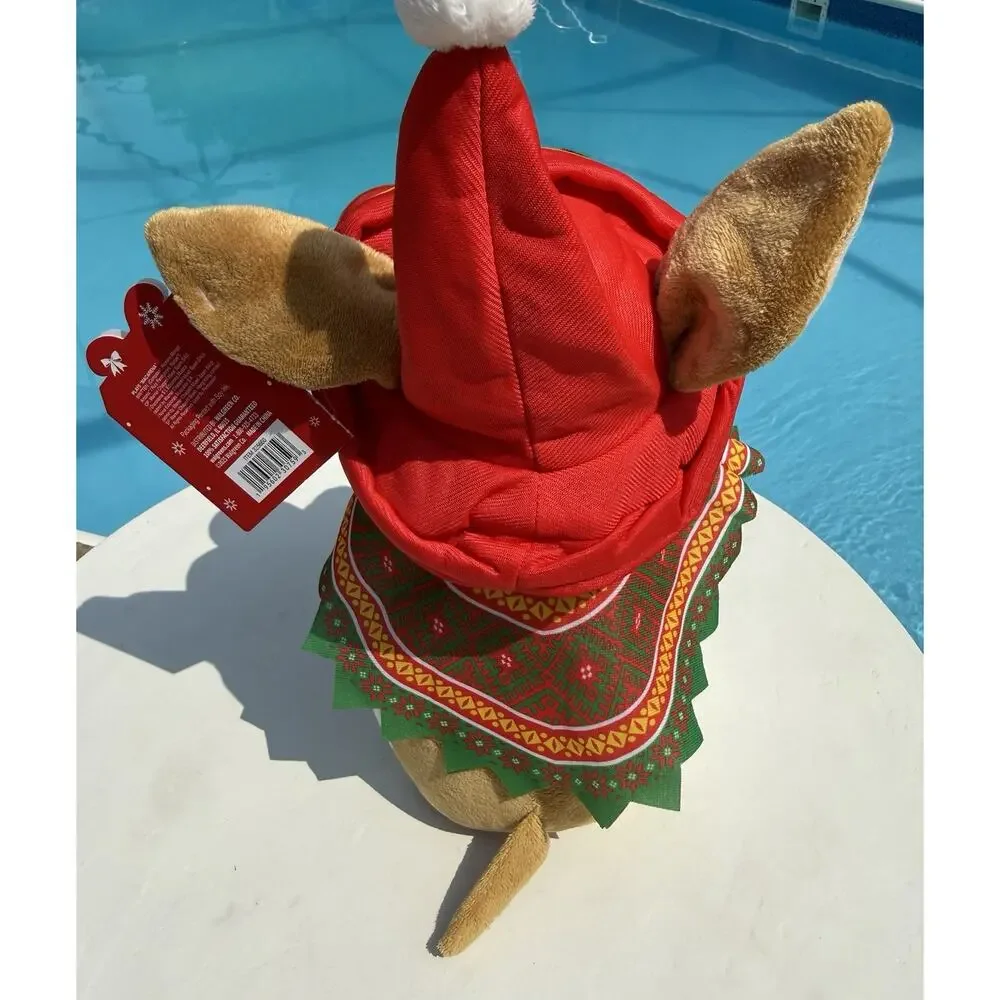 Play Right Animated CHRISTMAS Mariachi Plush Puppy Dog 12